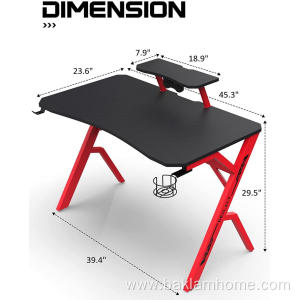 Red Modern Gaming Desk